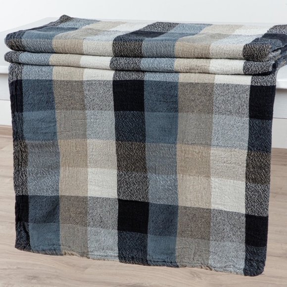 100% Pure Flax Linen Blanket